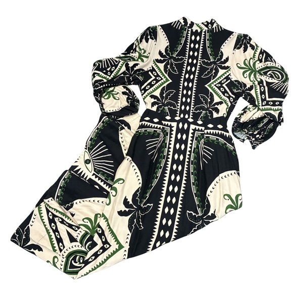 FarmRio Mystic scarf maxi dress M - Picture 4 of 5